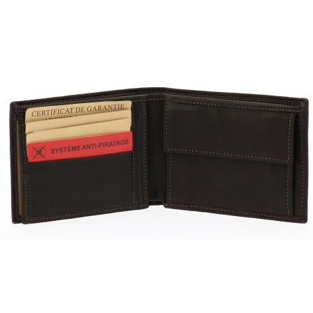 Portefeuille Italien Louis en Cuir Vachette Gras - Arthur & Aston