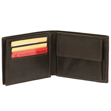 Portefeuille Italien Louis en Cuir Vachette Gras - Arthur & Aston