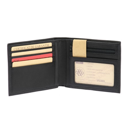 Portefeuille Italien Louis en Cuir Vachette Gras - Arthur & Aston