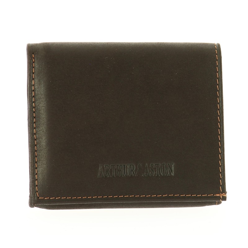 Porte-Monnaie et Cartes Louis en Cuir Vachette Gras - Arthur & Aston