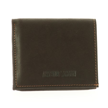 Porte-Monnaie et Cartes Louis en Cuir Vachette Gras - Arthur & Aston