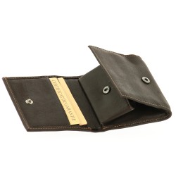 Porte-Monnaie et Cartes Louis en Cuir Vachette Gras - Arthur & Aston
