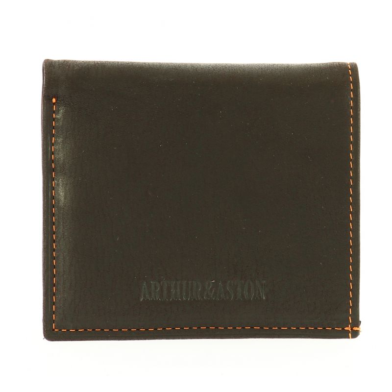 Porte-Monnaie et Cartes Louis en Cuir Vachette Gras - Arthur & Aston