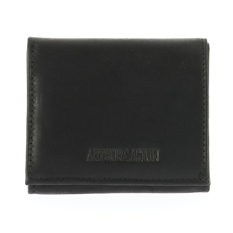 Porte-Monnaie et Cartes Louis en Cuir Vachette Gras - Arthur & Aston