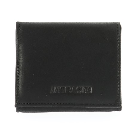 Porte-Monnaie et Cartes Louis en Cuir Vachette Gras - Arthur & Aston