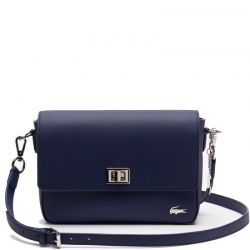 Sac Bandoulière à Fermoir Daily Classic en Toile Enduite Piquée - Lacoste