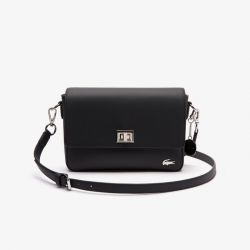 Sac Bandoulière à Fermoir Daily Classic en Toile Enduite Piquée - Lacoste