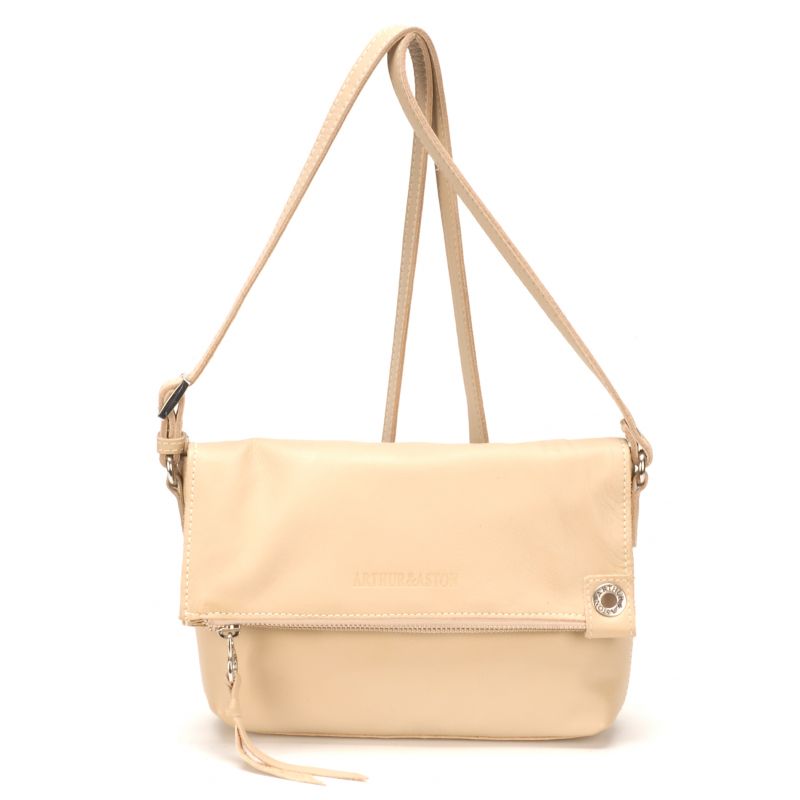 Sac Bandoulière à Rabat Ashley en Cuir Vachette - Arthur & Aston