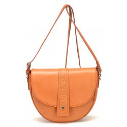 Sac Bandoulière à Rabat Délia en Cuir Vachette - Arthur & Aston