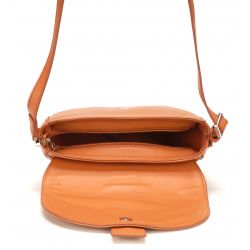 Sac Bandoulière à Rabat Délia en Cuir Vachette - Arthur & Aston