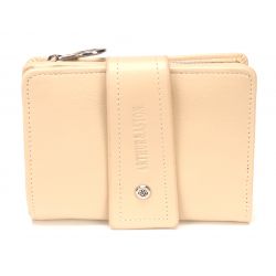 Portefeuille Délia en Cuir Vachette Beige - Arthur & Aston