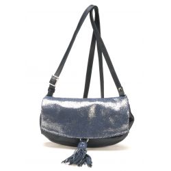 Pochette Bandoulière Essra en Cuir de Vachette Bicolore - Arthur & Aston