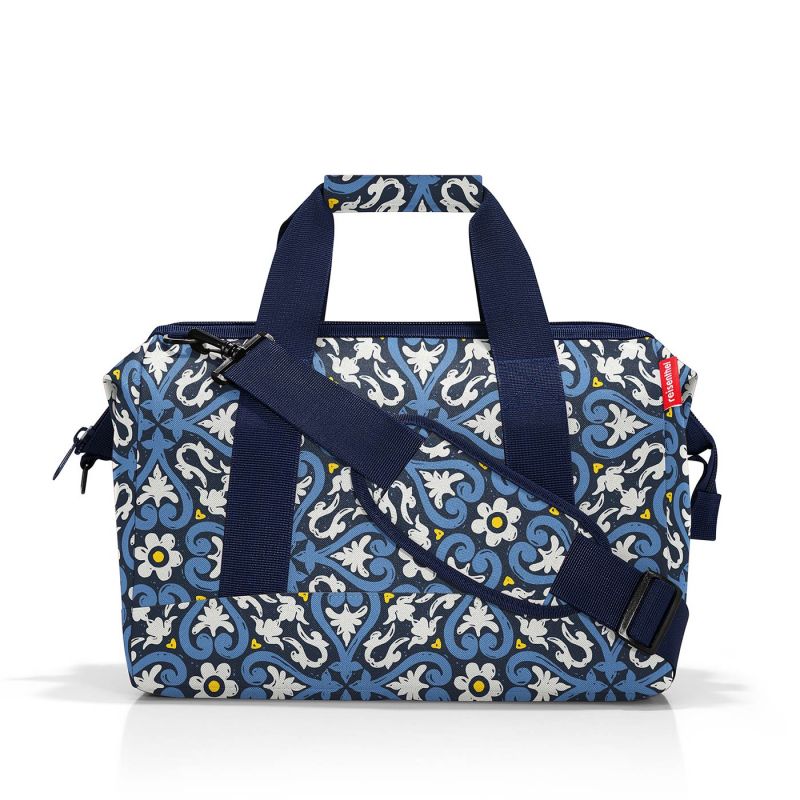 Sac de Voyage Allrounder M Floral 1 en Toile - Reisenthel