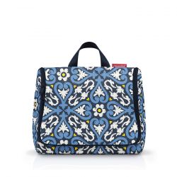 Trousse de Toilette Toiletbag XL Floral 1 en Toile - Reisenthel