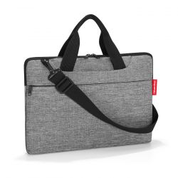 Sacoche Ordinateur Netbookbag Twist Silver en Toile - Reisenthel