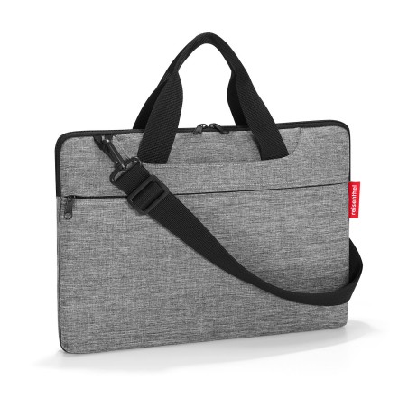 Sacoche Ordinateur Netbookbag Twist Silver en Toile - Reisenthel