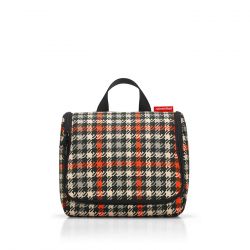 Trousse de Toilette Toiletbag Glencheck Red en Toile - Reisenthel