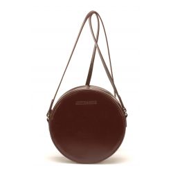 Sac Bandoulière Rond Suri en Cuir de Vachette - Arthur & Aston