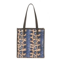 Sac Cabas Snake en Cuir de Vachette Façon Python - Arthur & Aston