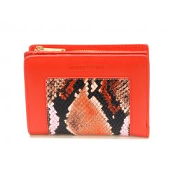 Porte-Monnaie Adriana en Cuir de Vachette Façon Python - Arthur & Aston
