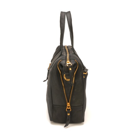 Sac à Main en Cuir de Vachette - Mocca