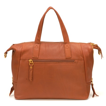 Sac à Main en Cuir de Vachette - Mocca