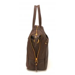 Sac à Main en Cuir de Vachette - Mocca