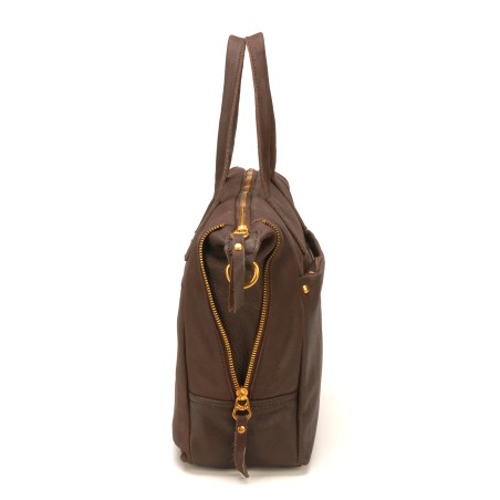 Sac à Main en Cuir de Vachette - Mocca