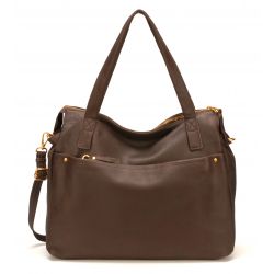 Grand Sac à Main en Cuir de Vachette - Mocca
