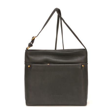 Sac Bandoulière en Cuir de Vachette - Mocca