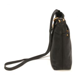 Sac Bandoulière en Cuir de Vachette - Mocca