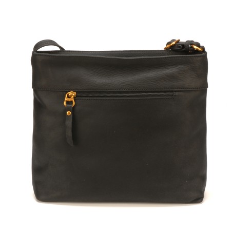 Sac Bandoulière en Cuir de Vachette - Mocca