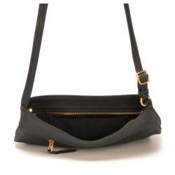 Sac Bandoulière en Cuir de Vachette - Mocca