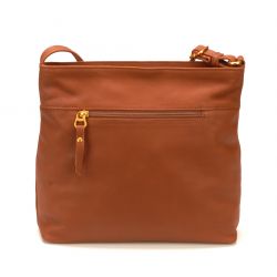 Sac Bandoulière en Cuir de Vachette - Mocca