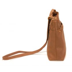 Sac Bandoulière en Cuir de Vachette - Mocca