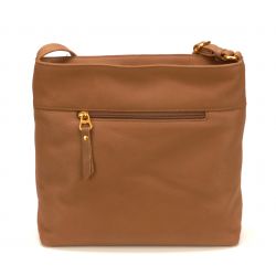 Sac Bandoulière en Cuir de Vachette - Mocca