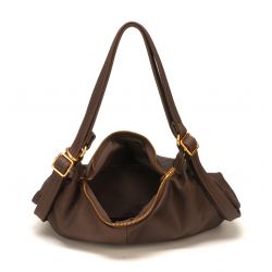 Sac à dos 2-en-1 en Cuir de Vachette - Mocca