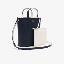 Petit Sac Cabas Réversible Anna en Synthétique - Lacoste