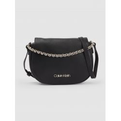Sac Bandoulière avec Détail Chaîne en Synthétique - Calvin Klein