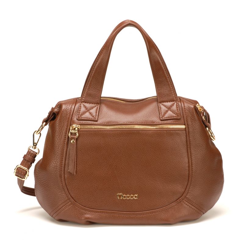 Sac à Main Grand Modèle en Cuir de Vachette - Mocca