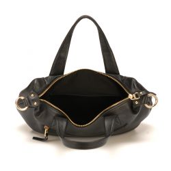 Sac à Main Petit Modèle en Cuir de Vachette - Mocca