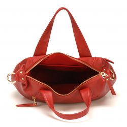 Sac à Main Petit Modèle en Cuir de Vachette - Mocca