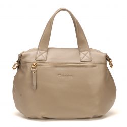 Sac à Main Petit Modèle en Cuir de Vachette - Mocca