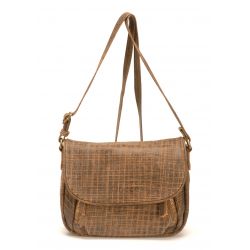 Sac Bandoulière en Cuir de Vachette - Mocca