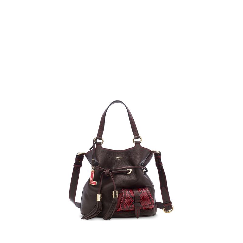 Sac Seau M Premier Flirt en Cuir Finition Python - Lancel