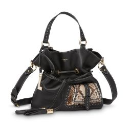 Sac Seau M Premier Flirt en Cuir Finition Python - Lancel