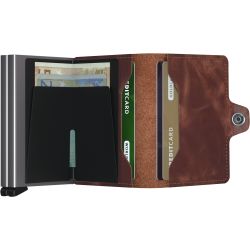 Porte-Cartes et Billets TwinWallet Vintage en Cuir - Secrid