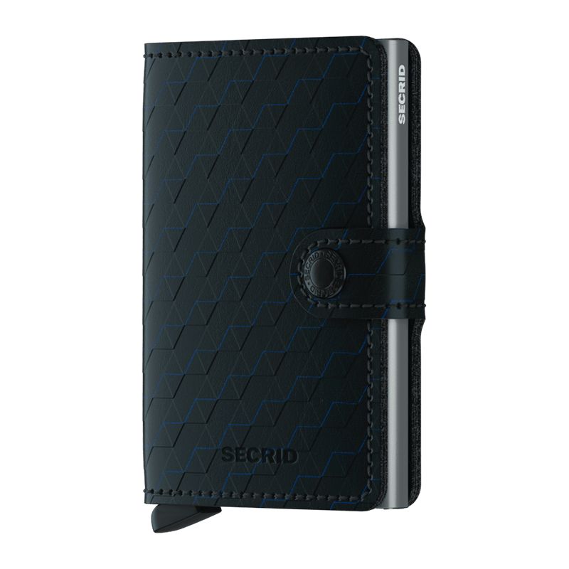 Porte-Cartes et Billets MiniWallet Optical en Cuir Texturé - Secrid Porte-Cartes et Billets MiniWallet Optical en Cuir Texturé - Secrid