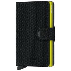 Porte-Cartes et Billets MiniWallet Diamond en Cuir Texturé - Secrid