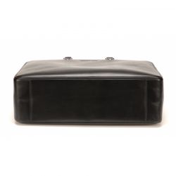 Porte-Documents 2 Comp. Bradley en Cuir Noir - Arthur & Aston